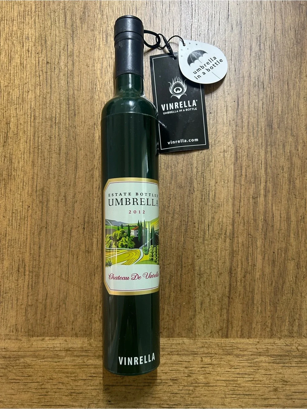 NWT Green Wine Bottle Umbrella 🌂 - Picture 1 of 2